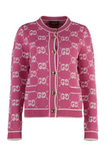Load image into Gallery viewer, Jacquard knit cardigan
