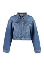 Load image into Gallery viewer, Embroidered denim jacket
