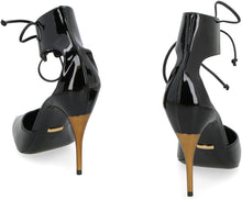 Load image into Gallery viewer, Patent leather pointy-toe pumps
