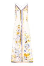 Load image into Gallery viewer, Halcyon Slip linen midi-dress
