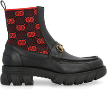 Load image into Gallery viewer, Logo detail leather booties
