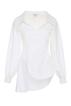 Load image into Gallery viewer, Asymmetric cotton shirt
