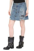 Load image into Gallery viewer, Denim mini skirt
