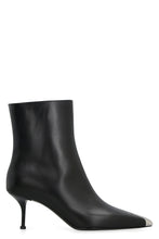 Load image into Gallery viewer, Punk leather pointy-toe ankle boots
