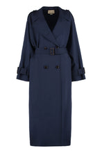 Load image into Gallery viewer, Double-breasted wool coat
