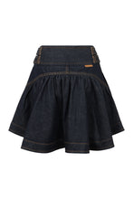 Load image into Gallery viewer, Cargo miniskirt in denim
