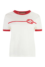 Load image into Gallery viewer, Cotton crew-neck T-shirt
