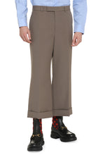 Load image into Gallery viewer, Wool gabardine trousers
