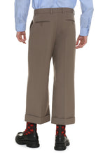Load image into Gallery viewer, Wool gabardine trousers
