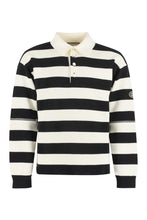 Load image into Gallery viewer, Long sleeve cotton polo shirt
