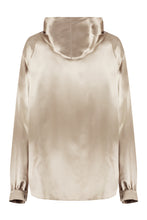 Load image into Gallery viewer, Pussy-bow silk blouse
