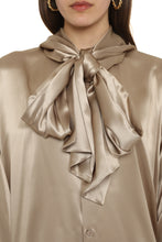 Load image into Gallery viewer, Pussy-bow silk blouse

