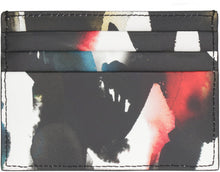 Load image into Gallery viewer, Printed leather card holder
