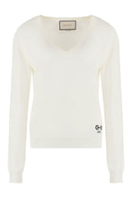 Load image into Gallery viewer, Wool crew-neck sweater
