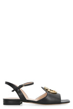 Load image into Gallery viewer, Logo detail leather sandals
