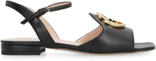 Load image into Gallery viewer, Logo detail leather sandals
