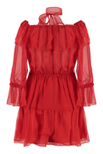 Load image into Gallery viewer, Ruffled chiffon dress
