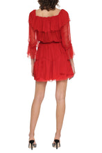 Load image into Gallery viewer, Ruffled chiffon dress
