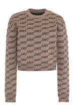 Load image into Gallery viewer, Wool-cotton blend crew-neck sweater
