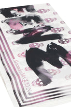 Load image into Gallery viewer, Biker Watercolour Graffiti print scarf
