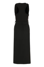 Load image into Gallery viewer, Belted cotton dress
