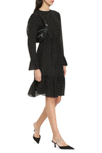 Load image into Gallery viewer, Polka-dot print silk dress
