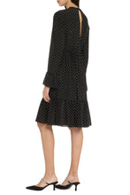 Load image into Gallery viewer, Polka-dot print silk dress
