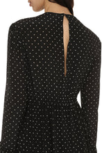 Load image into Gallery viewer, Polka-dot print silk dress
