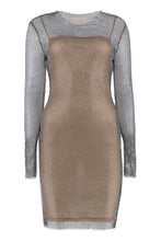 Load image into Gallery viewer, Embellished mesh sheath dress
