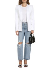 Load image into Gallery viewer, Satin inserts tuxedo blazer
