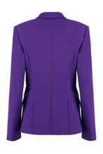 Load image into Gallery viewer, Single-breasted wool blend blazer
