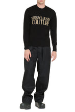 Load image into Gallery viewer, Intarsia crew-neck sweater
