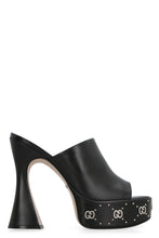 Load image into Gallery viewer, Slider leather platform sandals
