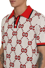 Load image into Gallery viewer, Knitted cotton polo shirt

