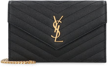 Load image into Gallery viewer, Envelope leather wallet on chain
