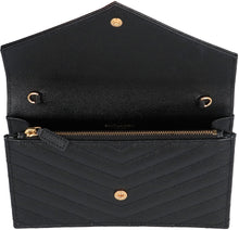 Load image into Gallery viewer, Envelope leather wallet on chain
