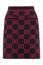 Load image into Gallery viewer, Logo detail knitted skirt

