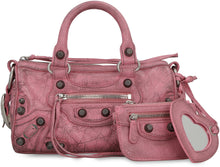 Load image into Gallery viewer, Le Cagole Mini Duffle leather bag
