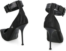 Load image into Gallery viewer, Punk mesh pointy-toe pumps
