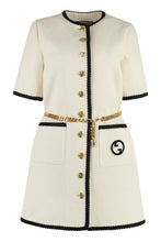 Load image into Gallery viewer, Wool blend tweed dress
