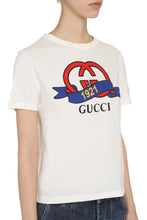 Load image into Gallery viewer, Cotton crew-neck T-shirt
