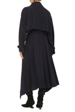 Load image into Gallery viewer, Wool and cotton trench coat
