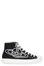 Load image into Gallery viewer, Plimsoll canvas high-top sneakers
