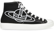Load image into Gallery viewer, Plimsoll canvas high-top sneakers
