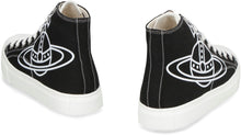 Load image into Gallery viewer, Plimsoll canvas high-top sneakers
