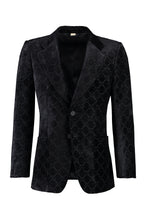 Load image into Gallery viewer, Single-breasted velvet jacket
