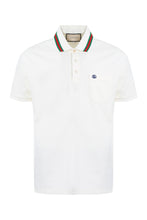 Load image into Gallery viewer, Logo embroidery cotton-piqué polo shirt
