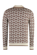 Load image into Gallery viewer, Jacquard knit polo shirt
