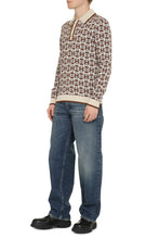 Load image into Gallery viewer, Jacquard knit polo shirt
