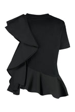 Load image into Gallery viewer, Ruffle detail t-shirt
